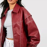 Clara | Damen Oversized-Bomberjacke