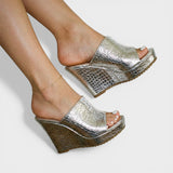 Annika | Elegante Plateau-Sandalen