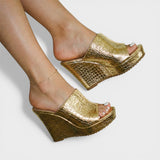 Annika | Elegante Plateau-Sandalen
