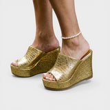 Annika | Elegante Plateau-Sandalen