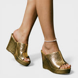 Annika | Elegante Plateau-Sandalen
