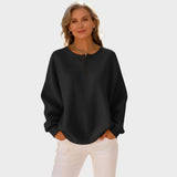 Mia - T-Shirt Henley Bequem
