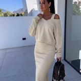 Andrea™ - Lässiges Sweatshirt und Kleid Set