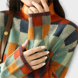Erika – Pullover mit Patchwork-Muster