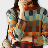 Erika – Pullover mit Patchwork-Muster