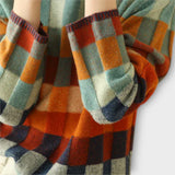 Erika – Pullover mit Patchwork-Muster