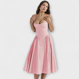 Rosalie - Elegantes ärmelloses Korsettkleid