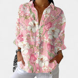 Nika – Sommerbluse mit lebhaftem Muster