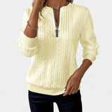 Kaja – Pullover mit Reißverschluss für einen modernen Look