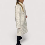 Cristiana™ | Wattierter, wendbarer Mantel in mittlerer Länge mit Leopardenfutter