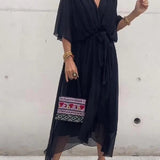 Fiorella - Elegantes Kleid Mit V-ausschnitt