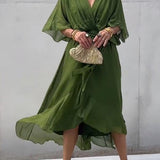 Fiorella - Elegantes Kleid Mit V-ausschnitt