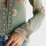 Lorena | Blumenbluse Boho