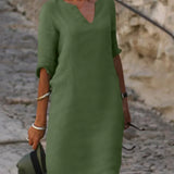 Josette™ - Elegantes Kleid mit V-Ausschnitt