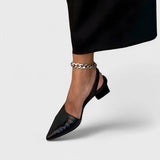 Ela – Elegante Schuhe mit offenem Absatz