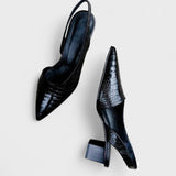 Ela – Elegante Schuhe mit offenem Absatz