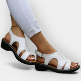 Stylische Ledersandalen